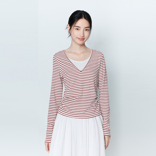 假两件吊牌价499 针织衫 indiciaTHEL2A6ZZ025专柜正品 标记女装