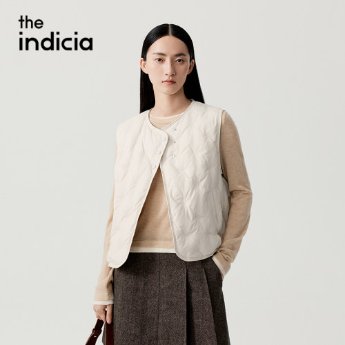 indiciaF2D5YR511C专柜正品标记女装通勤羽绒服吊牌价989