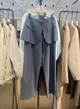 indiciaF2C4KZ426F专柜货正品标记女装时髦设计感休闲裤吊牌价789