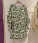 indicia3A201LQ059专柜正品 标记女春款 格纹气质连衣裙吊牌价689