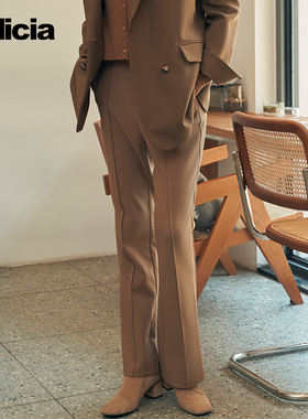 indicia3C107KZ390专柜正品标记女装秋款休闲修身喇叭裤吊牌价599