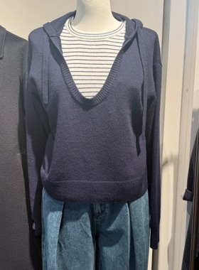 indiciatheL2D5MS266专柜正品标记女装羊毛针织衫假两件吊牌价899