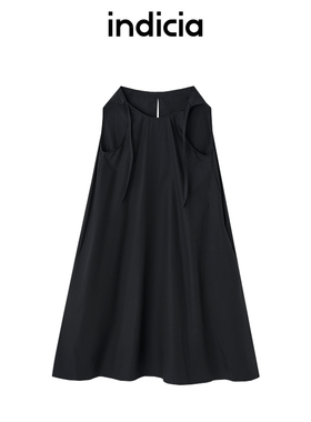 indicia6B405LQ507F专柜正品标记女装简约A字宽松连衣裙吊牌价739