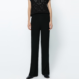 阔腿裤 indicia5A302KZ050专柜正品 时尚 羊毛休闲裤 吊牌599 标记女装