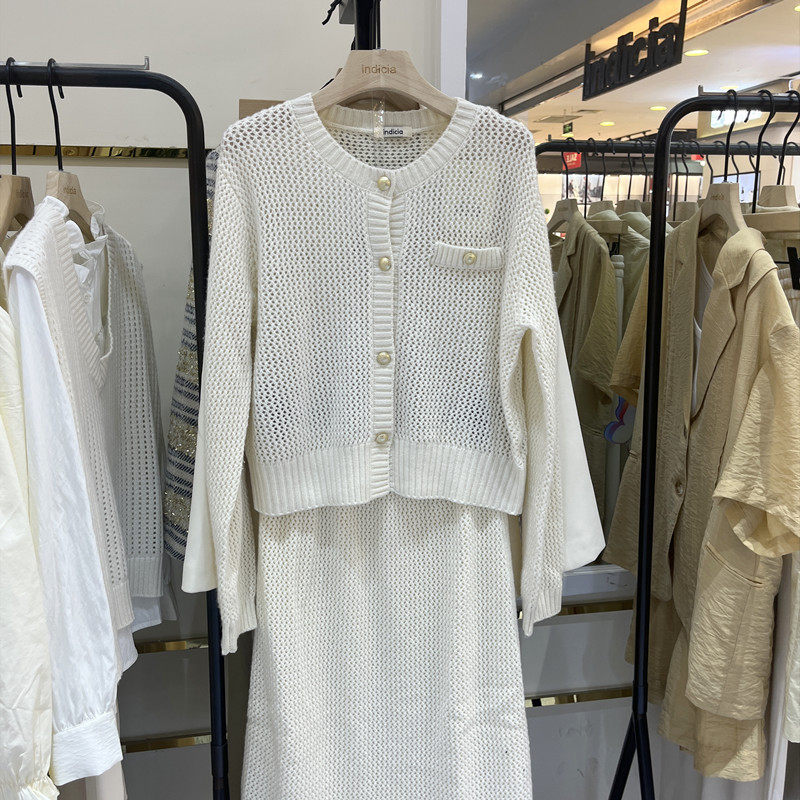 indicia5A301KS020专柜正品标记女装春款气质开衫上衣吊牌价769