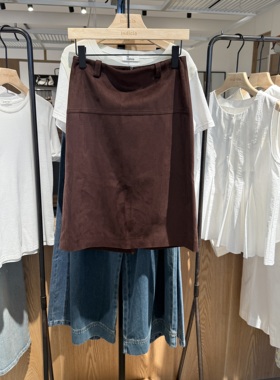 indiciaF2C4QZ489F专柜正品标记女装简约知性优雅包臀半裙吊牌689