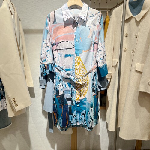 indicia5C309LQ423专柜正品标记女装秋款花色气质连衣裙吊牌价869