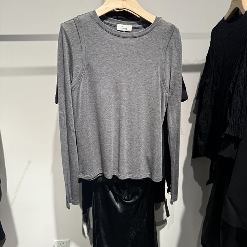 indiciatheL2A6TX022专柜正品标记女装修身打底T恤上衣吊牌价439