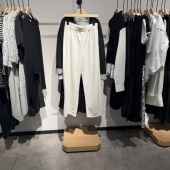 柔软百搭直筒休闲裤 indiciaF2A5KZ071N专柜正品 标记女装 吊牌599