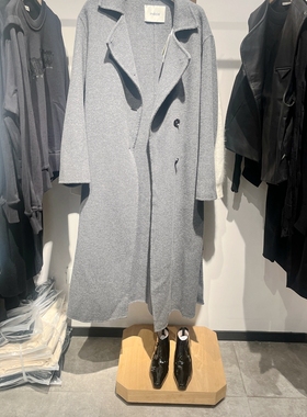 indicia5D312DY647N专柜正品标记女装毛呢外套长款大衣吊牌价3689