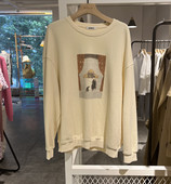 春款 indicia3A201WY006专柜正品 标记女装 印花卫衣棉吊牌价489