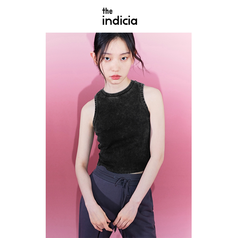the indiciaD6B406BX085专柜正品标记女装背心女甜酷风吊牌价299