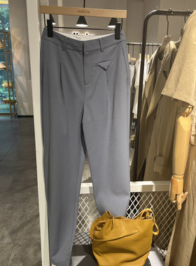 indicia3A201KZ073专柜正品标记女装春款蓝色直筒休闲裤吊牌价569