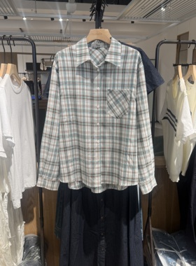 indiciatheL2C5CS122专柜正品标记女装宽松阔版衬衫外搭吊牌价639