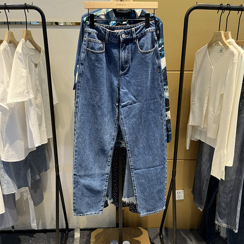indicia5A301NK008专柜正品标记女装春款休闲百搭牛仔裤吊牌价639