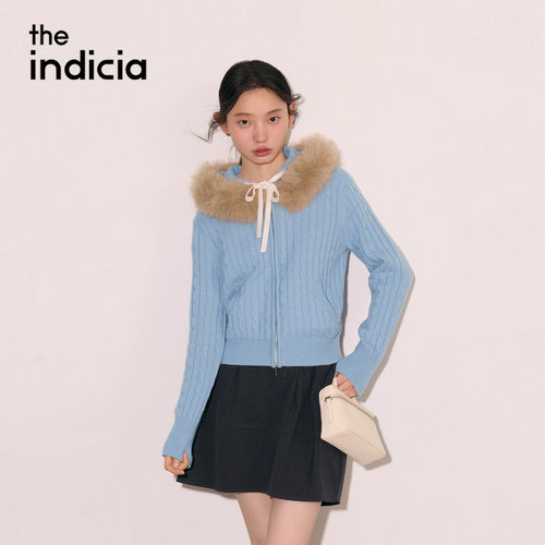 the indiciaL2C6KS240Y专柜正品标记女装针织开衫吊牌价899