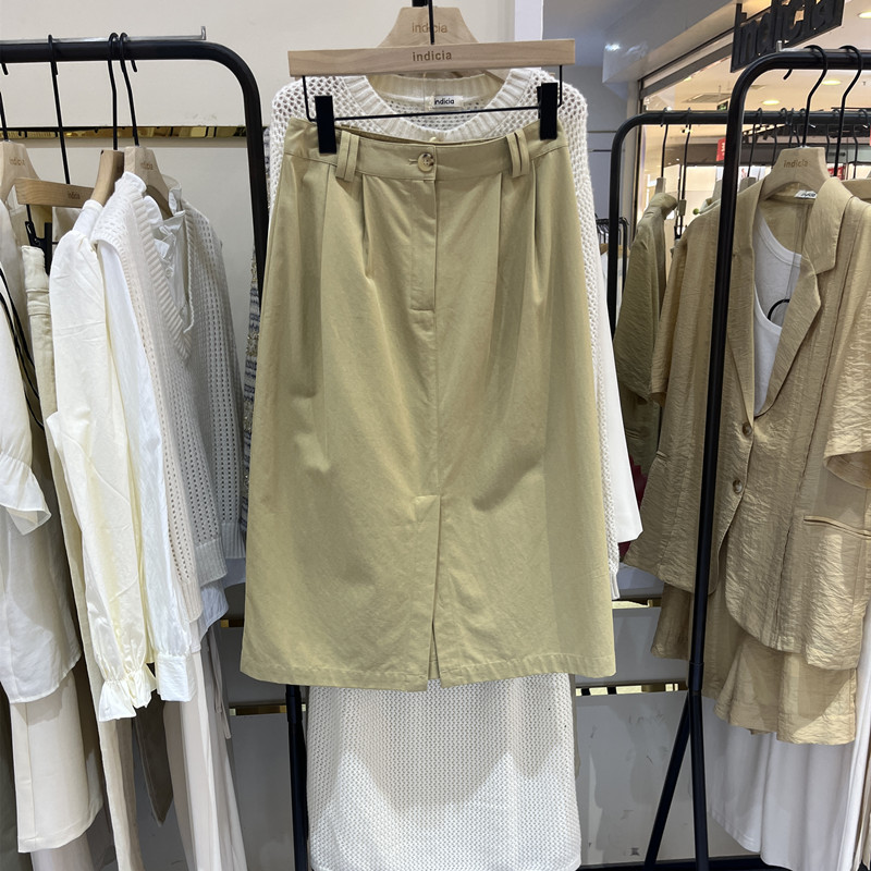 indicia5B304QZ131专柜正品标记女装夏款新款气质半身裙吊牌价539