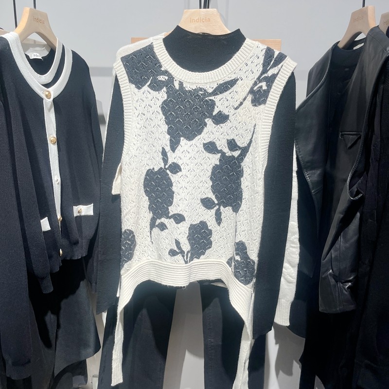 Indicia5D310BX518F专柜正品标记女装背心冬季通勤背心吊牌价699,女装/女士精品,背心吊带,淘宝优惠券,粉丝福利购,淘宝优惠卷