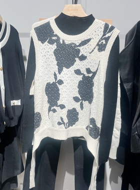 Indicia5D310BX518F专柜正品标记女装背心冬季通勤背心吊牌价699