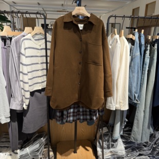 indiciaF2D4DY683F专柜正品标记女装羊毛气质呢子大衣吊牌价1789