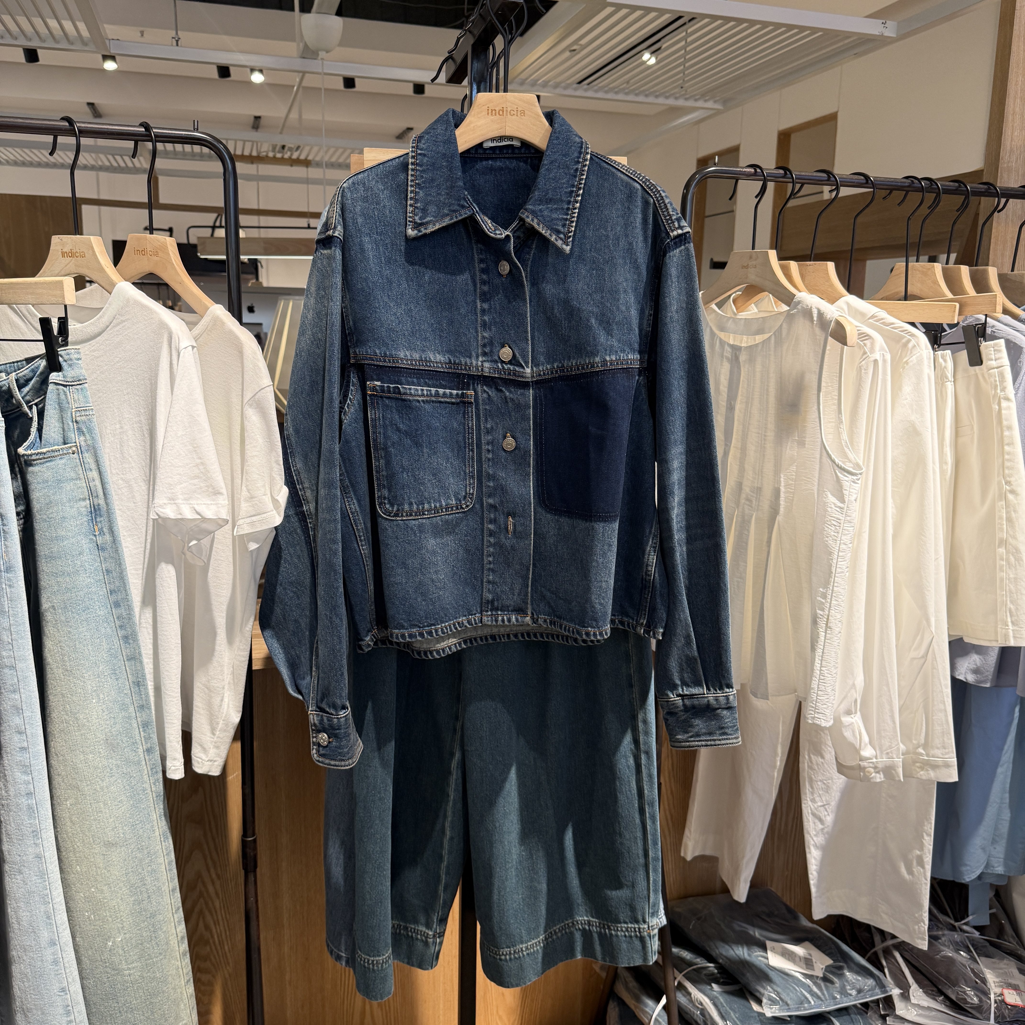 indiciaF2C4WT461F专柜正品标记女装慵懒风牛仔外套吊牌价989,女装/女士精品,短外套,淘宝优惠券,粉丝福利购,淘宝优惠卷