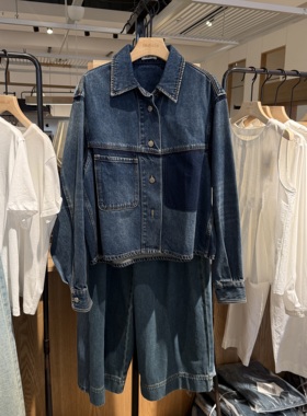 indiciaF2C4WT461F专柜正品标记女装慵懒风牛仔外套吊牌价989