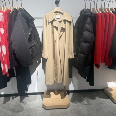 indiciaF2A5FY064C专柜正品标记女装休闲长款工装风衣吊牌价2589
