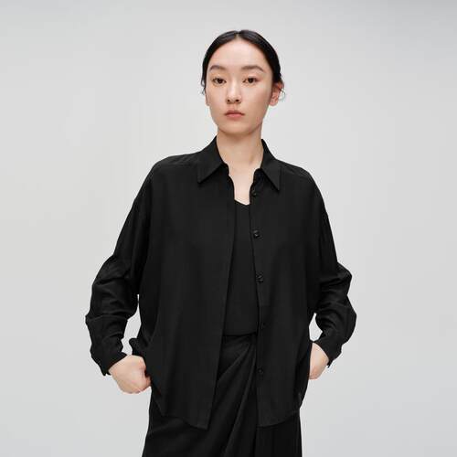 indicia6B404CS211N专柜正品标记女装桑蚕丝优雅长袖衬衫吊牌1189