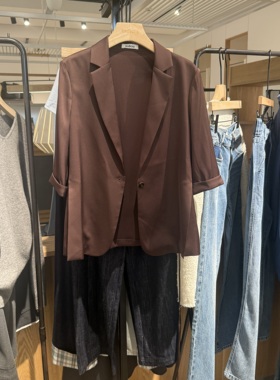 indicia6B405XZ275C专柜正品标记女装简约通勤西装外套吊牌价1589