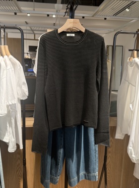 indiciaF2C4ZZ497F专柜正品标记女装针织圆领百搭长袖吊牌价539