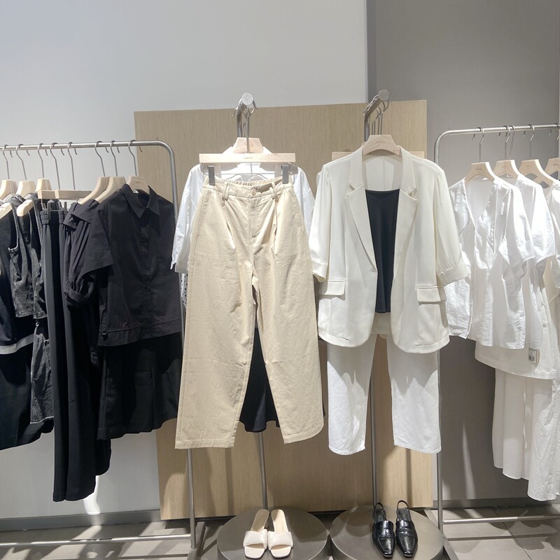 indicia5B306KZ184专柜正品标记女装夏爆款牛仔裤直筒吊牌价499