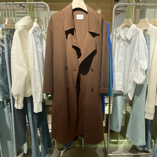 indicia4D211DY484专柜正品标记女装冬款收腰气质大衣吊牌价3289