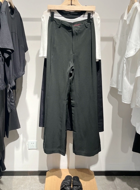 indicia5B306KZ299专柜正品标记女装醋酸微喇休闲裤吊牌价599