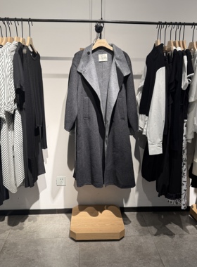 indiciatheL2D5DY231专柜正品标记女装中长款毛呢大衣吊牌价2689