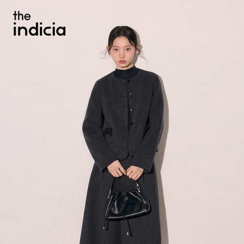 the indiciaL2D6DY273Y专柜正品标记女装2026冬季新大衣吊牌1689