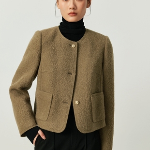 indiciaC5D310DY261专柜正品标记女装冬款呢子大衣吊牌价1789