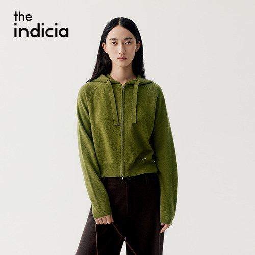 indiciaF2D5KS472F专柜正品标记女装气质时尚开衫针织衫吊牌价799