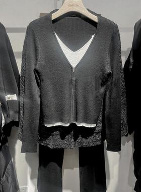 indicia6A402ZZ116N专柜正品标记女装百搭针织假两件吊牌价659