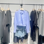 宽松轻薄外套衬衫 Indicia6B404CS228F专柜正品 标记女装 吊牌价739