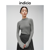 简约百搭针织衫 indicia6A402SY062C专柜正品 标记女装 吊牌价489
