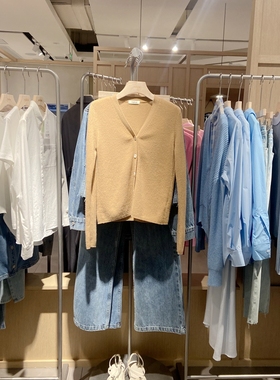 indicia5D311KS577F专柜正品标记女装山羊绒V领针织衫吊牌价1289