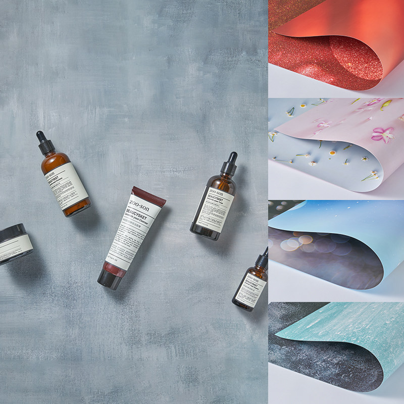 双面摄影背景纸3d拍照卡纸拍摄道具静物美食产品装饰主图创意布景