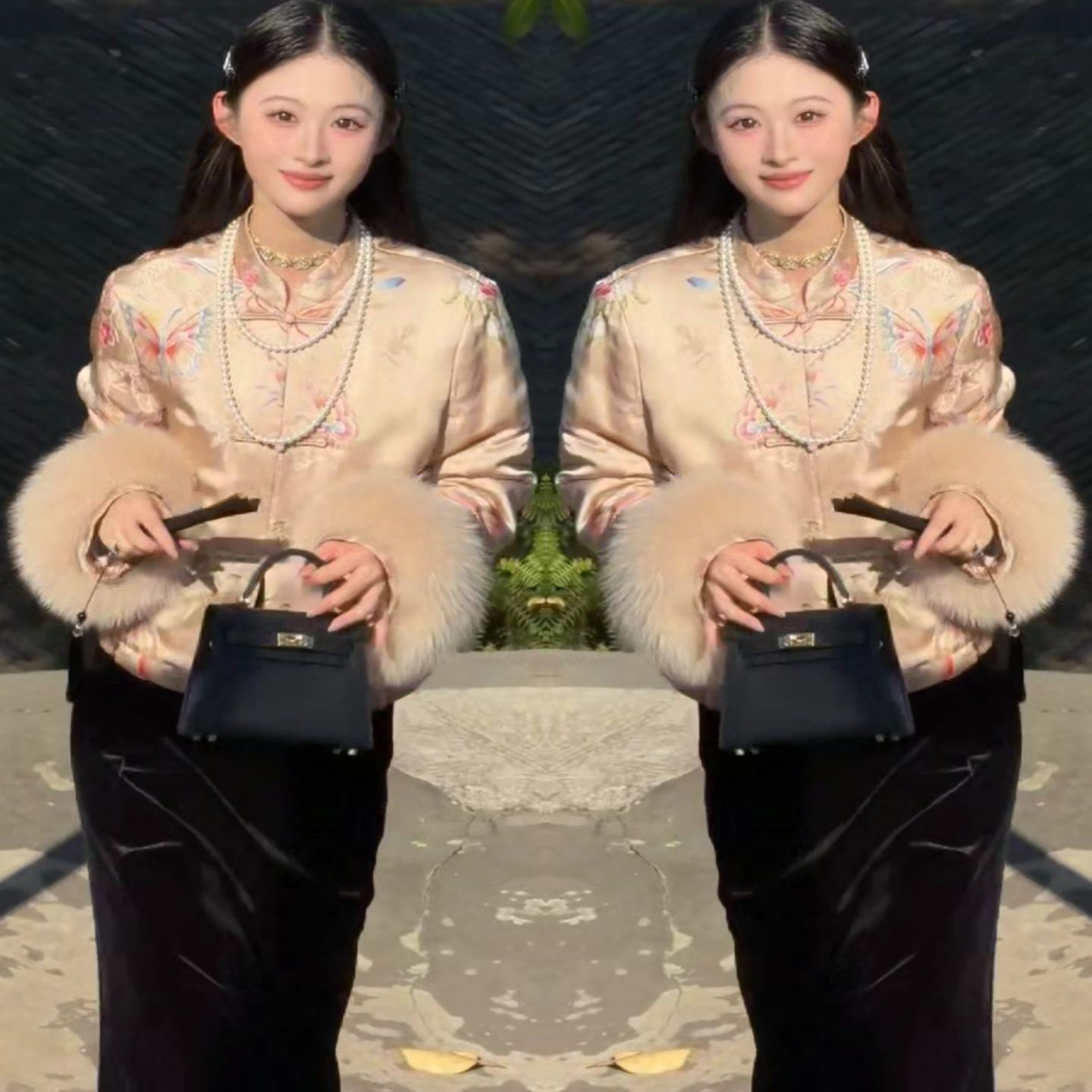 立领盘扣加厚保暖显瘦棉衣外套