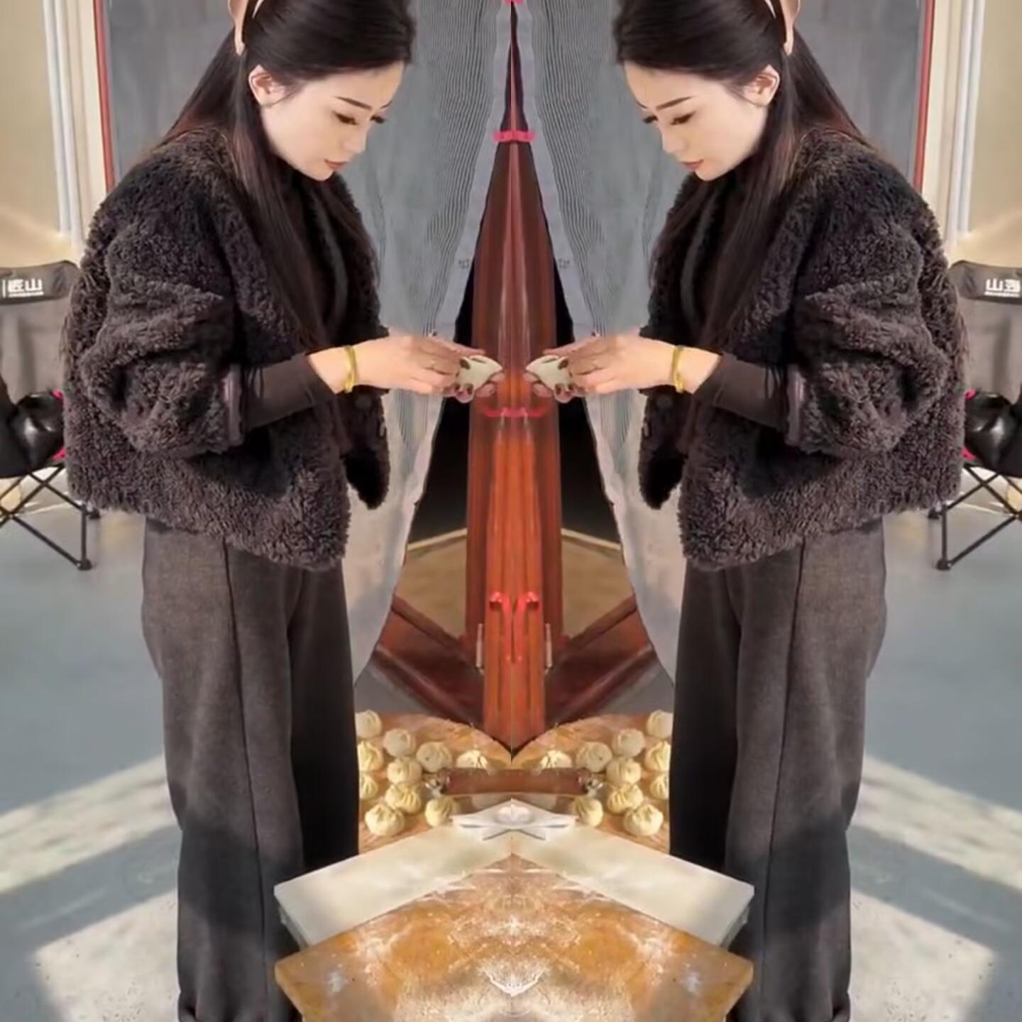 韩版宽松显瘦加厚仿羊羔毛上衣