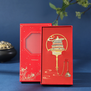 北京颐和园文创纪念品金属书签礼盒高档文创古典中国风礼物伴手礼
