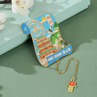 南昌滕王阁文创纪念品金属书签礼盒高档文创古典中国风礼物伴手礼