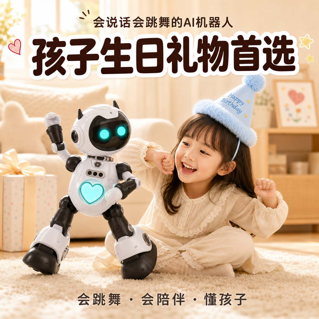 deepseek豆包ai智能机器人智能桌面聊天对话玩具2026新款儿童陪伴
