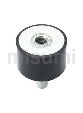 C-VD0808/1508/1615-06/10 黑色橡胶减震座 两端外螺纹型 现货