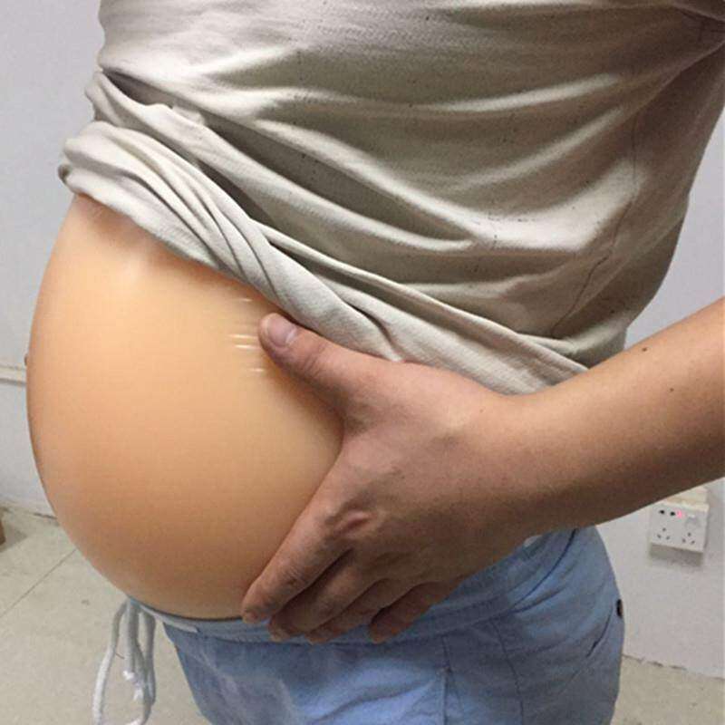 硅胶假肚子假怀孕假孕妇大肚子拍照演员道具啤酒肚仿真假肚皮