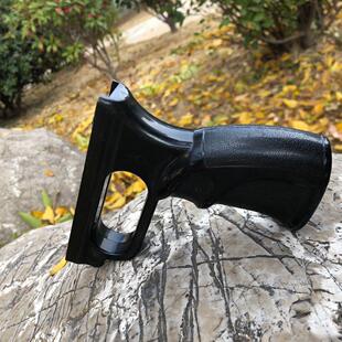 弹弓把手竞技弓握把安装孔距9.2cmABS耐用肩托可DIY尼龙手柄